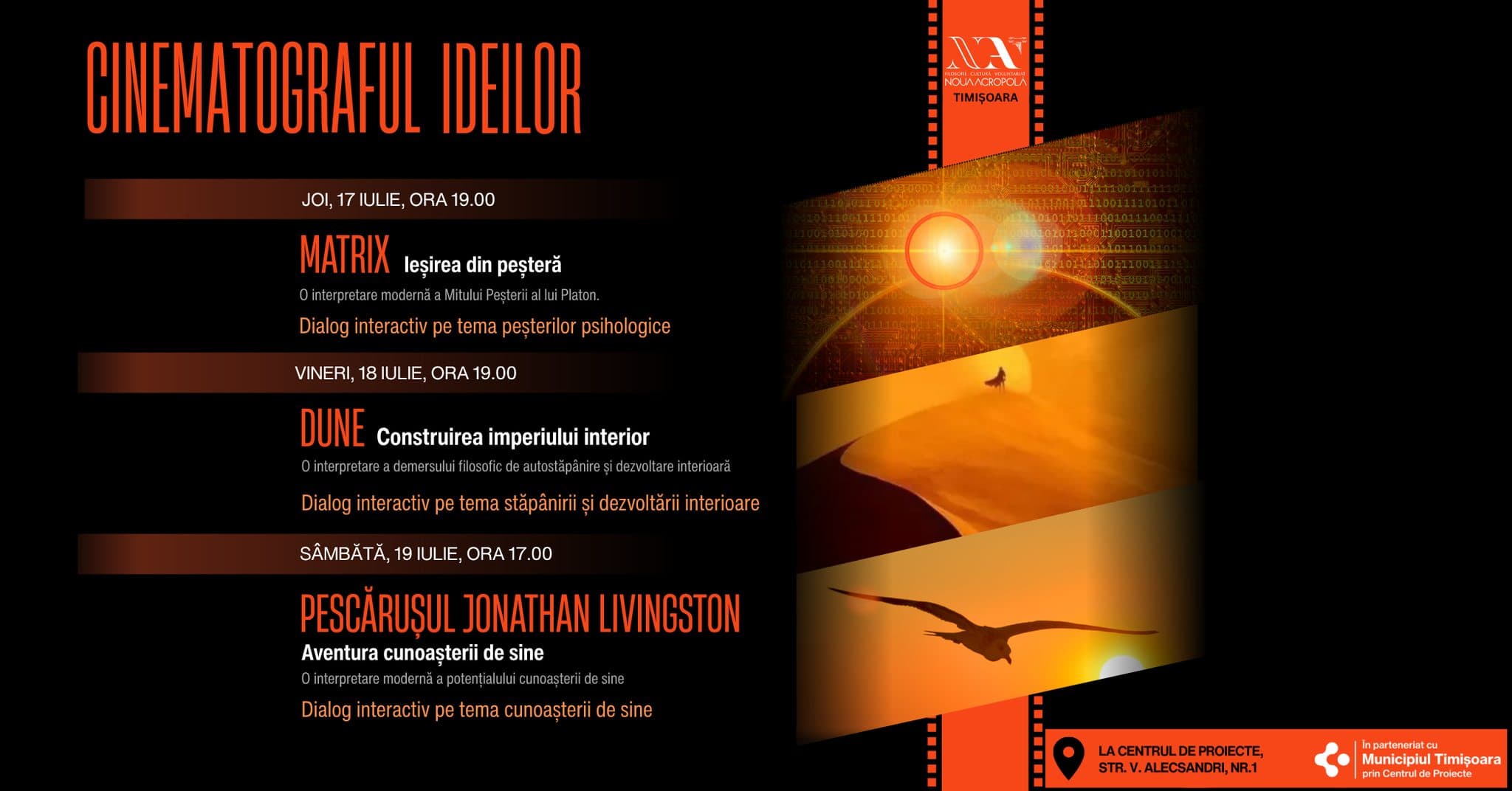 Cinematograful Ideilor  17 19 Iulie
