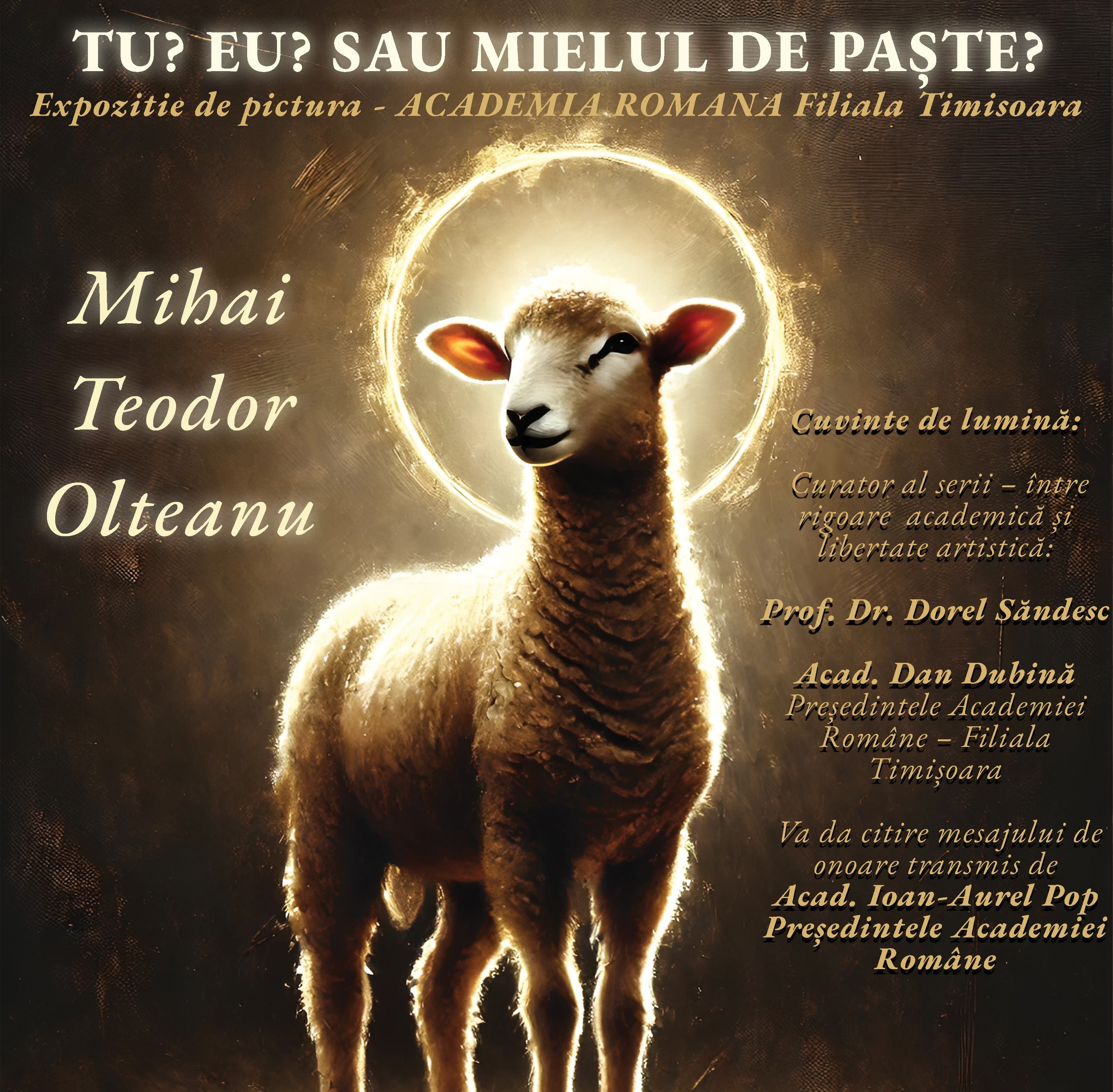 Tu Eu Sau Mielul  23 Aprilie