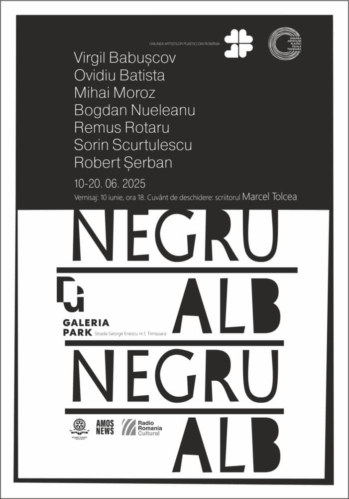 Expozitienegru Alb Galeria Park Timisoara 10.06.2025