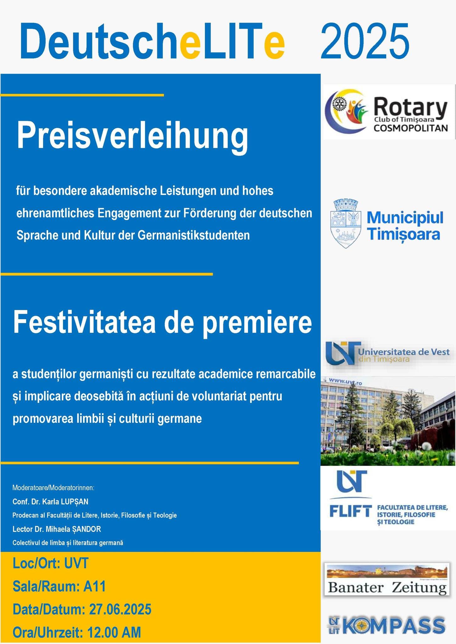 Festivitate De Premiera Deutsche Lite  27 Iunie